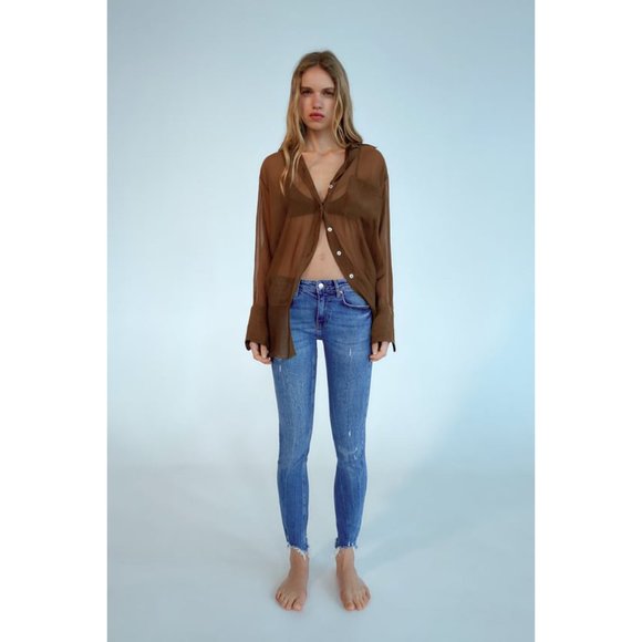 NWT Zara ZW THE SKINNY JEANS - Picture 2 of 10